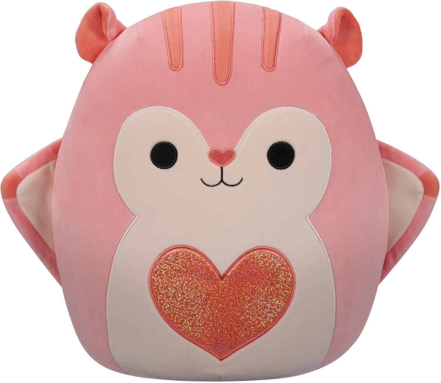 Squishmallows Plush: Gabourey Peach Flying Squirrel