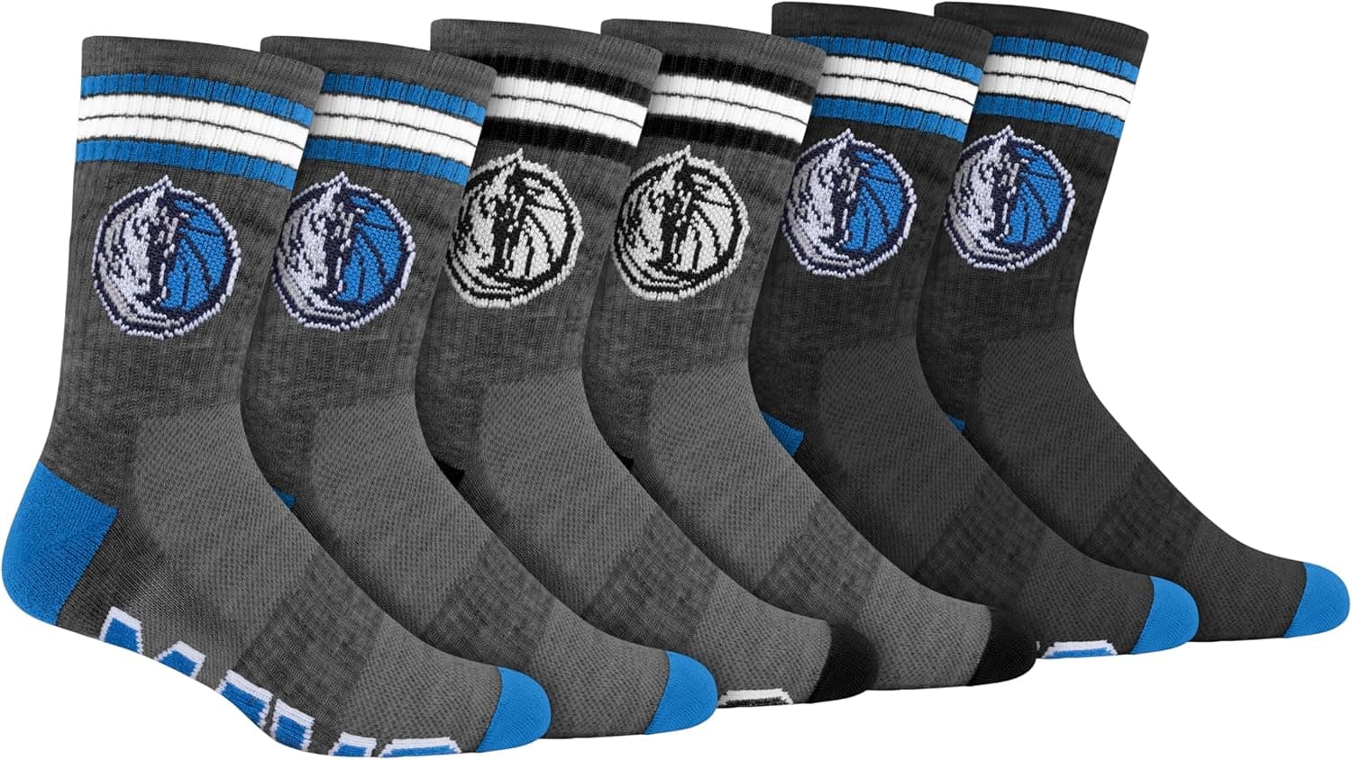 Official NBA Team Crew Socks with Cushioned Comfort