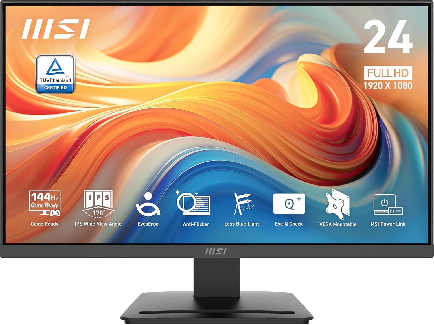 MSI 24-inch 144Hz Gaming Monitor with Adaptive-Sync