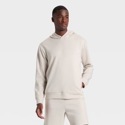 Men's Spacer Hoodie Sweatshirt - All In Motion™ Beige XL