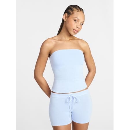 No Boundaries Cotton Stretch Jersey Tube Top, Women's XS-XXXL