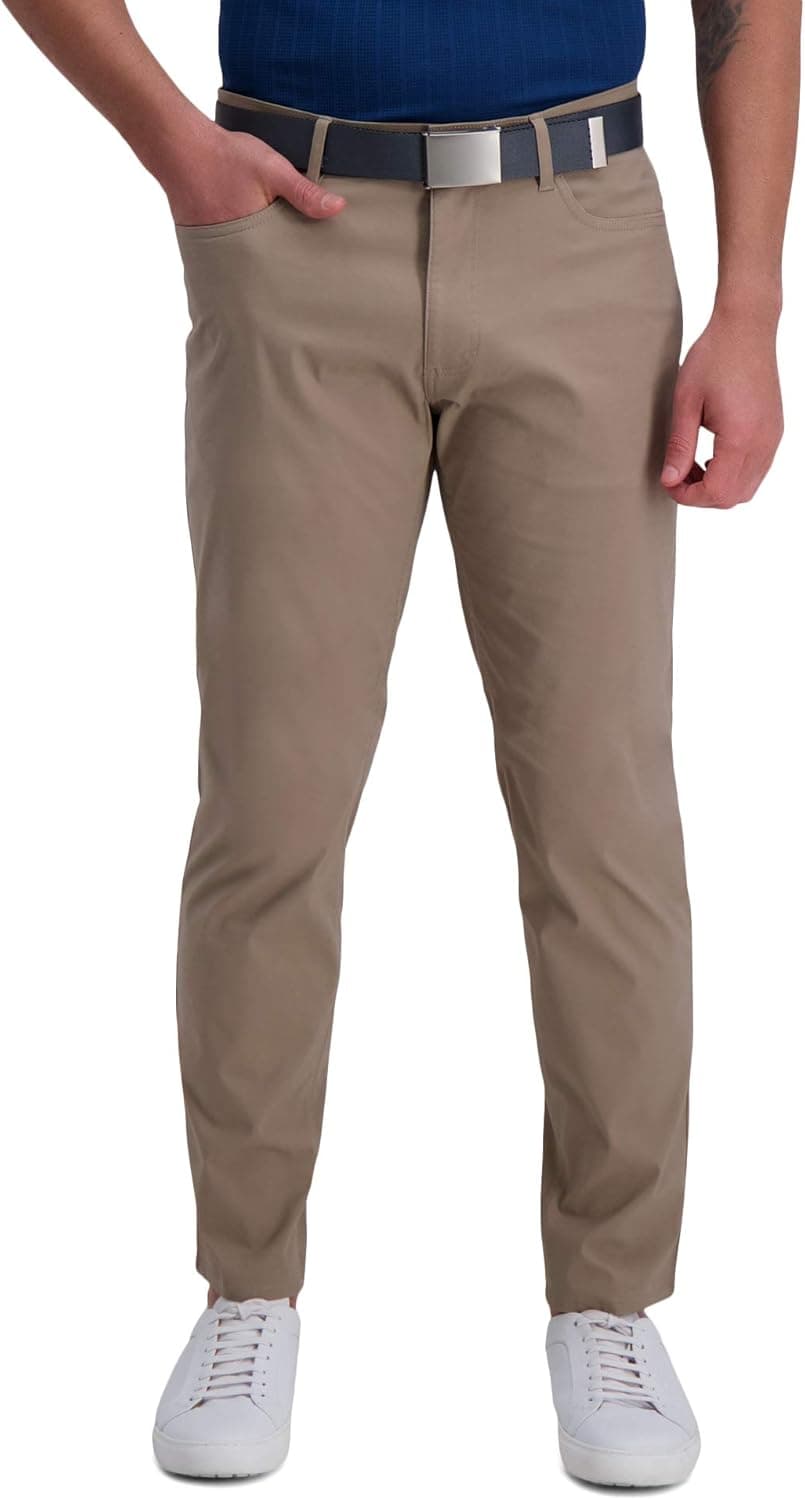 Haggar Men's Slim Fit Travel Pants - Over 70% Off