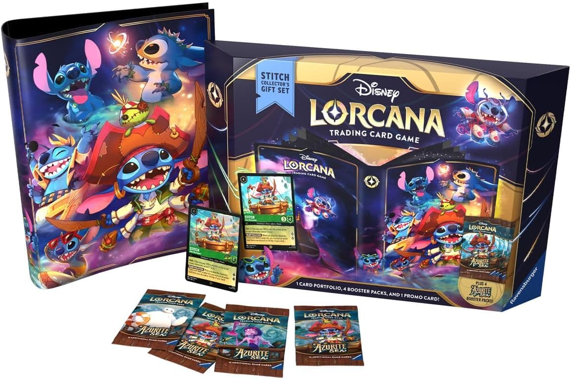 Ravensburger Disney Lorcana TCG: Azurite Sea Stitch Collector's Gift Set