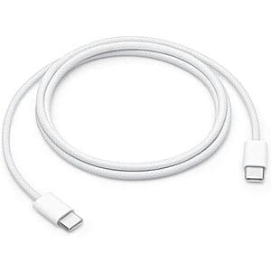 Apple 60W USB-C Woven Charging Cable: 2-Pack $14, Single $7