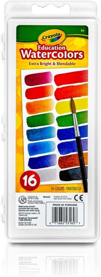 Unleash Your Child's Creativity with Crayola Watercolor Paint Set