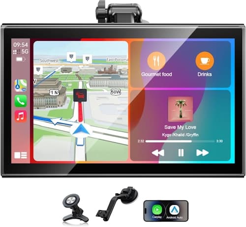 Apple CarPlay Screen - Magnetic Mount for Easy Use