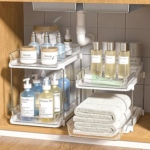 Set of 2 Pull-Out Cabinet Organizers - $22 (44% Off)