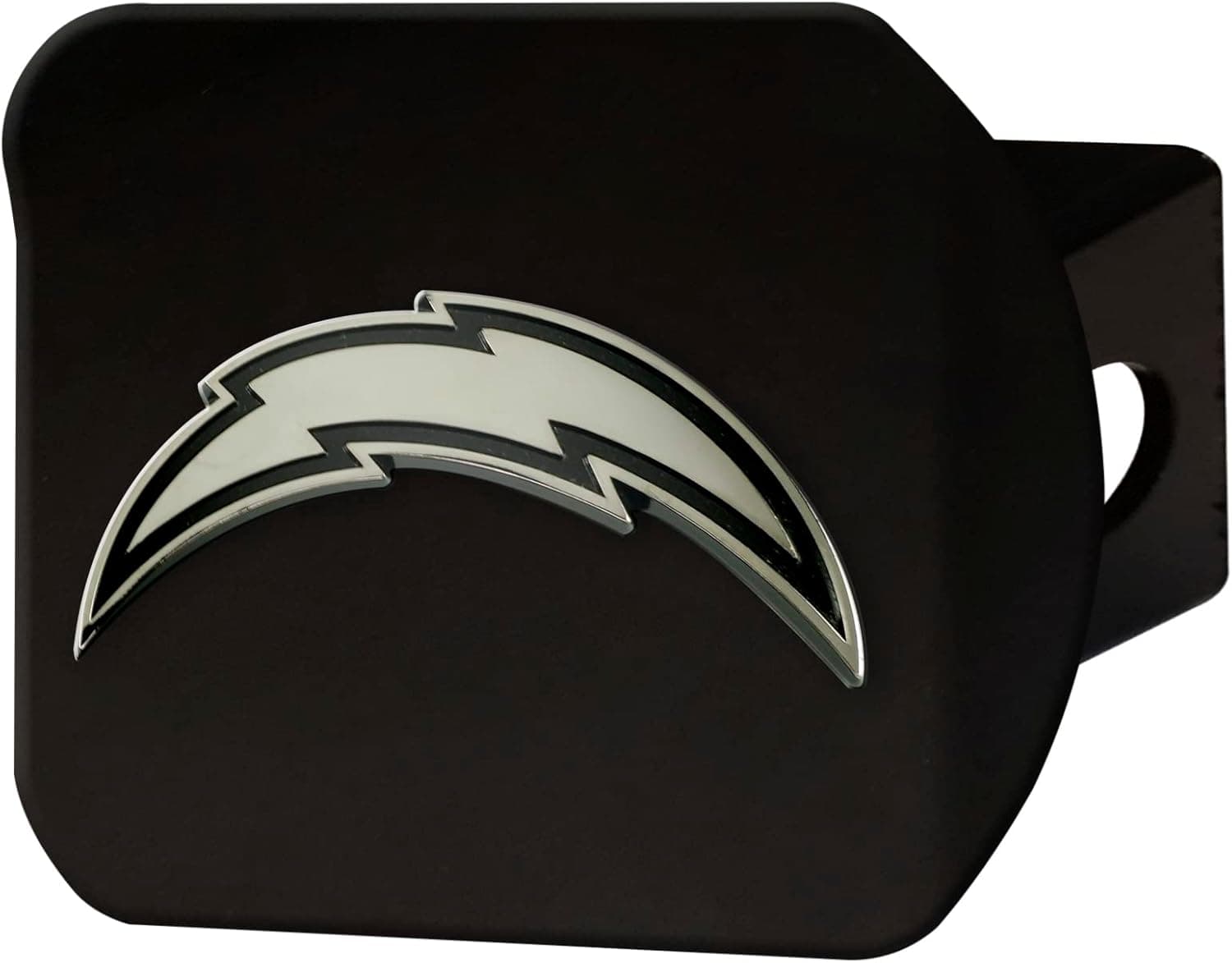 Chargers NFL Hitch Cover with 3D Chrome Logo - Perfect for Football Fans