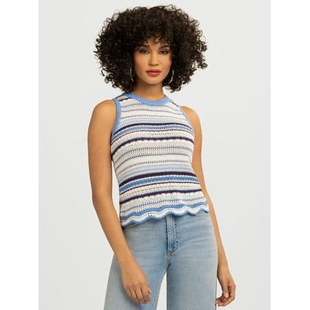 Jessica Simpson Women's and Women's Plus Kiari Cotton Sweater Tank Top, Sizes XS-4X