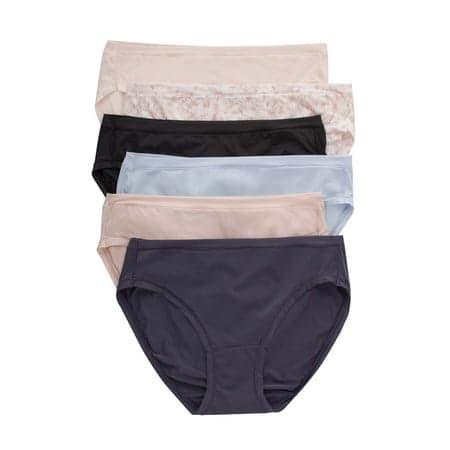 Hanes Womens Underwear 6-Pack, Super Stretch Panties, Comfort Flex Fit Underwear for Women