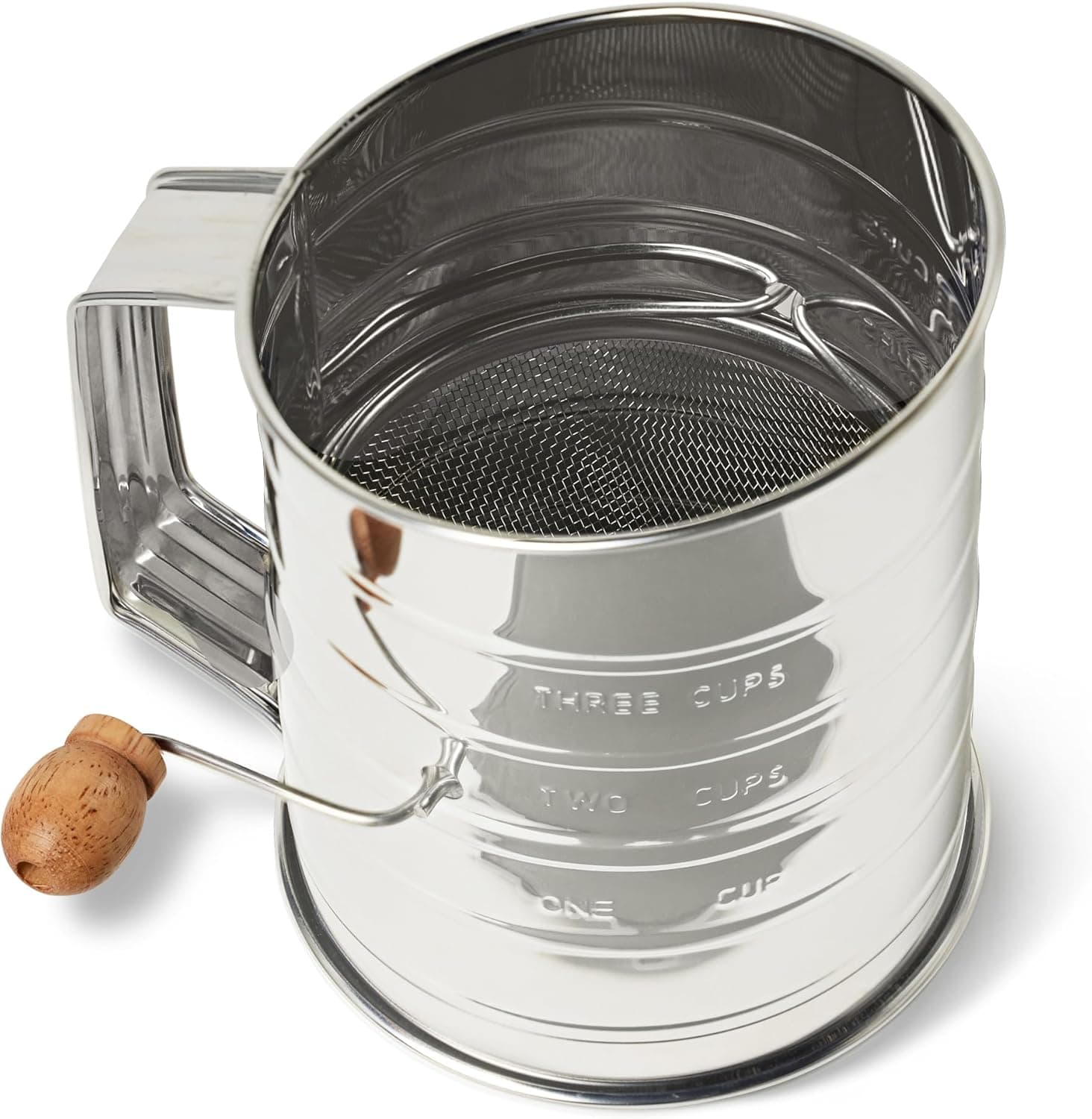 Sift Flour with Ease: Amazon Basics Stainless Steel Sifter