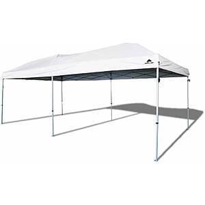 Ozark Trail 20' x 10' Pop Up Canopy Tent with Wheeled Bag