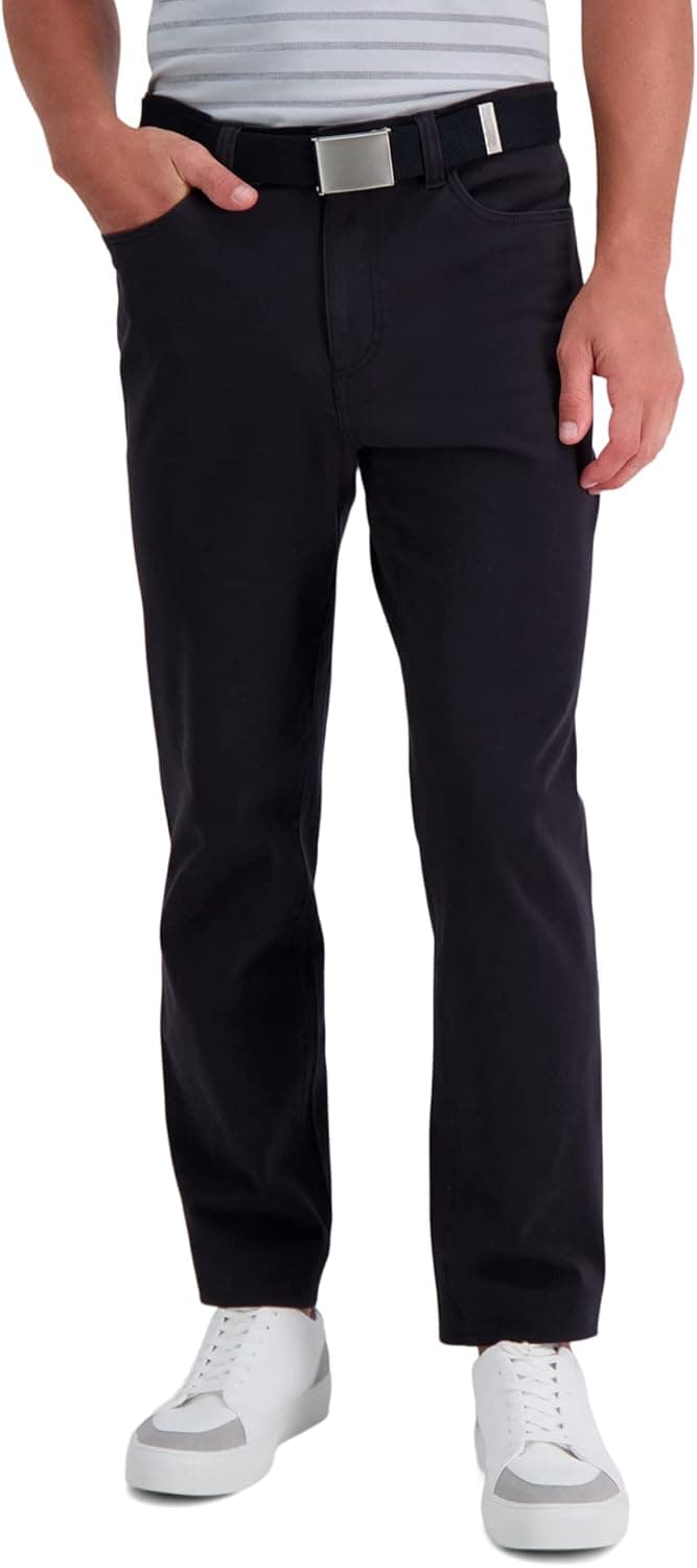 Save 50% on Haggar Men's Slim-Straight Flex Pants