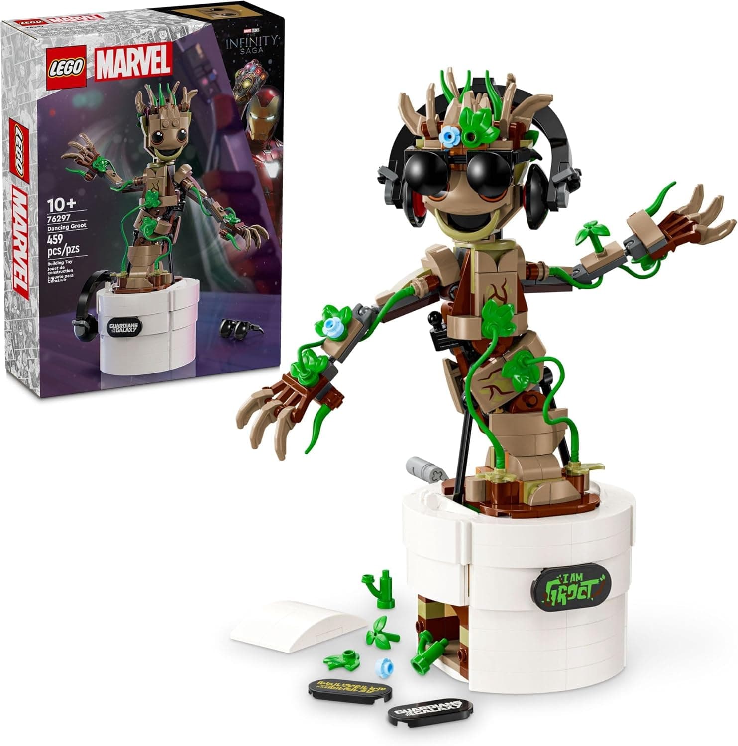 Bring Home the Groovy Groot: LEGO Marvel Dancing Groot Playset
