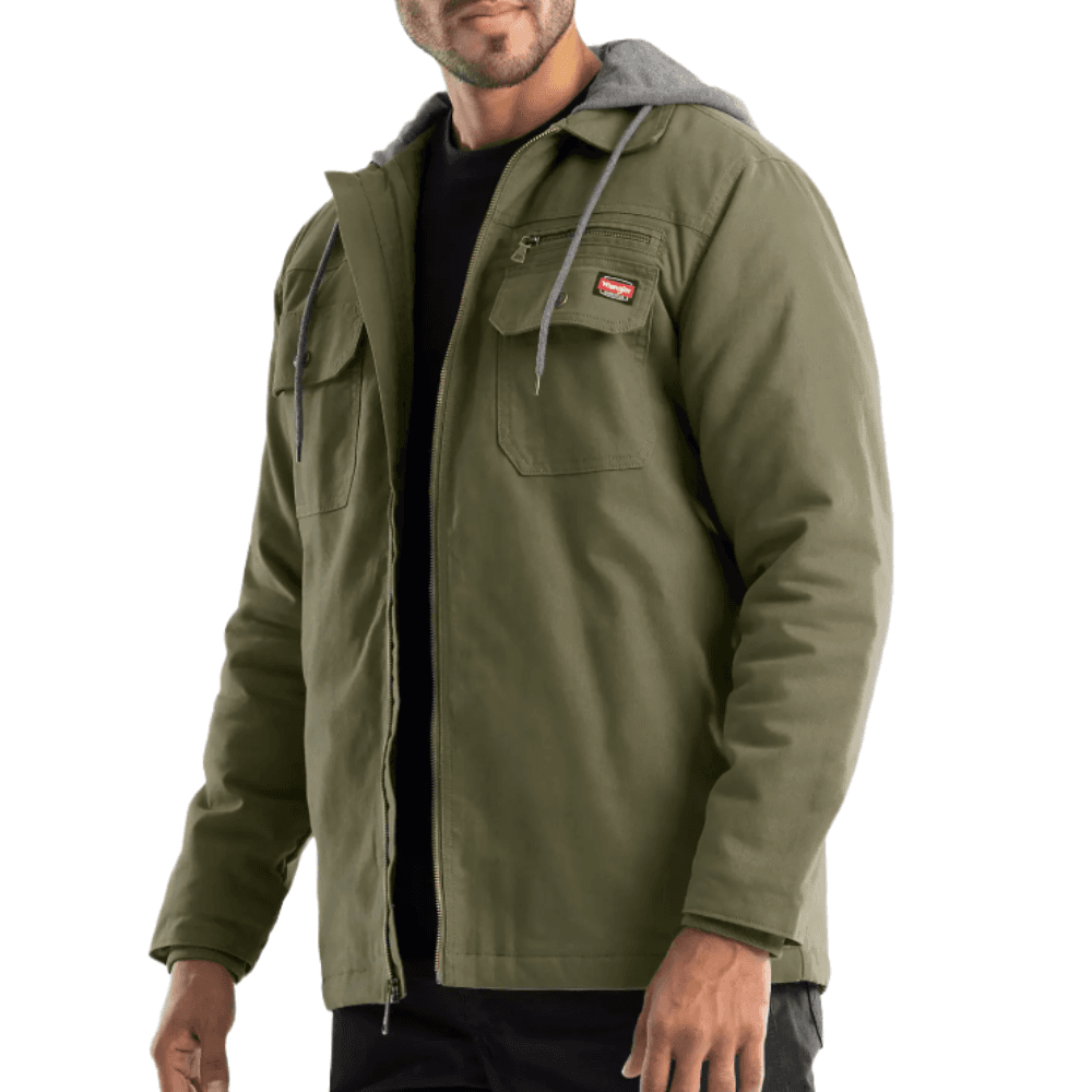 Stay Warm in a Wrangler Quilted Lined Jacket for $18