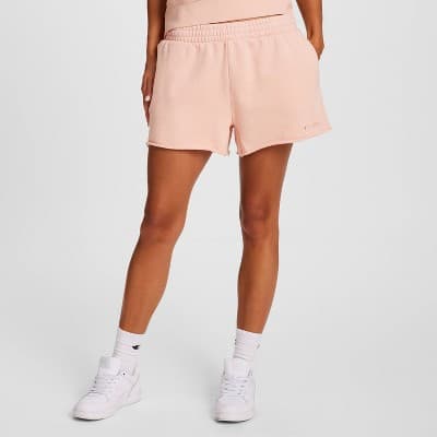 Champion Women's Vintage Wash Fleece Shorts - Pink M