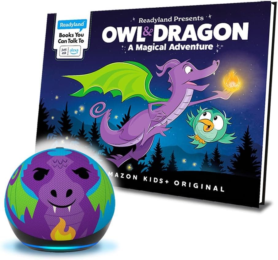 Echo Dot (5th Gen) Kids Bundle with Interactive Alexa Book