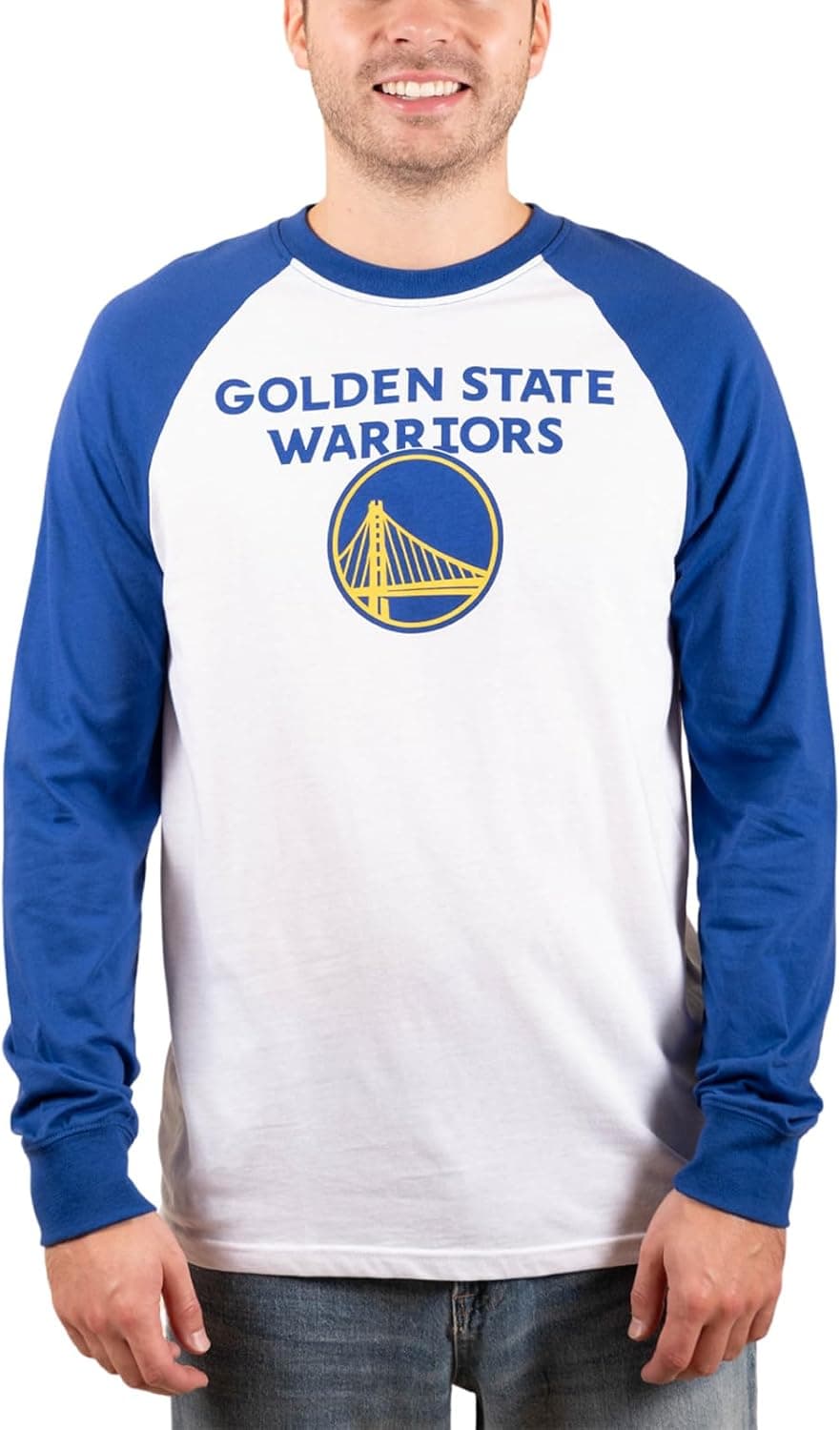 Golden State Warriors NBA Raglan Tee - Ultra Soft & Stylish