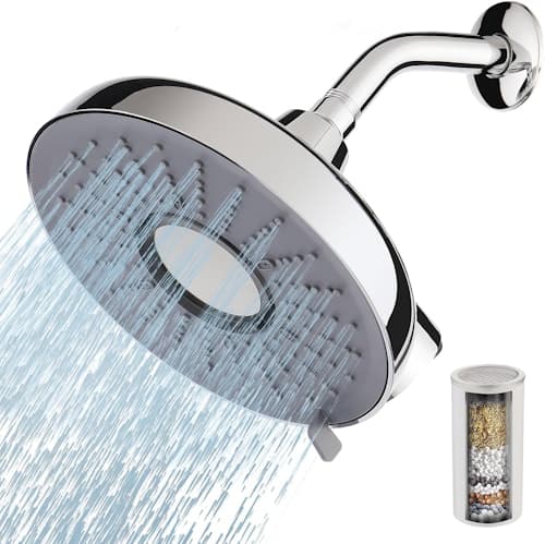 8-Inch Filtered Shower Head - 58% Off on Amazon