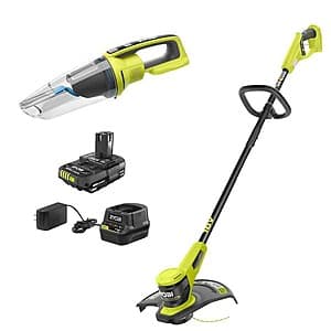 Ryobi ONE+ 18V Cordless String Trimmer Bundle - Save $50
