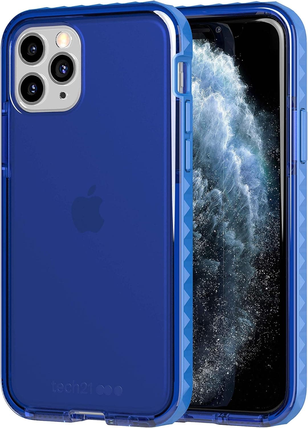 tech21 Evo Rox for Apple iPhone 11 Pro - Bacteria Fighting Antimicrobial Phone Case with 12 ft. Drop Protection, Cornflour Blue