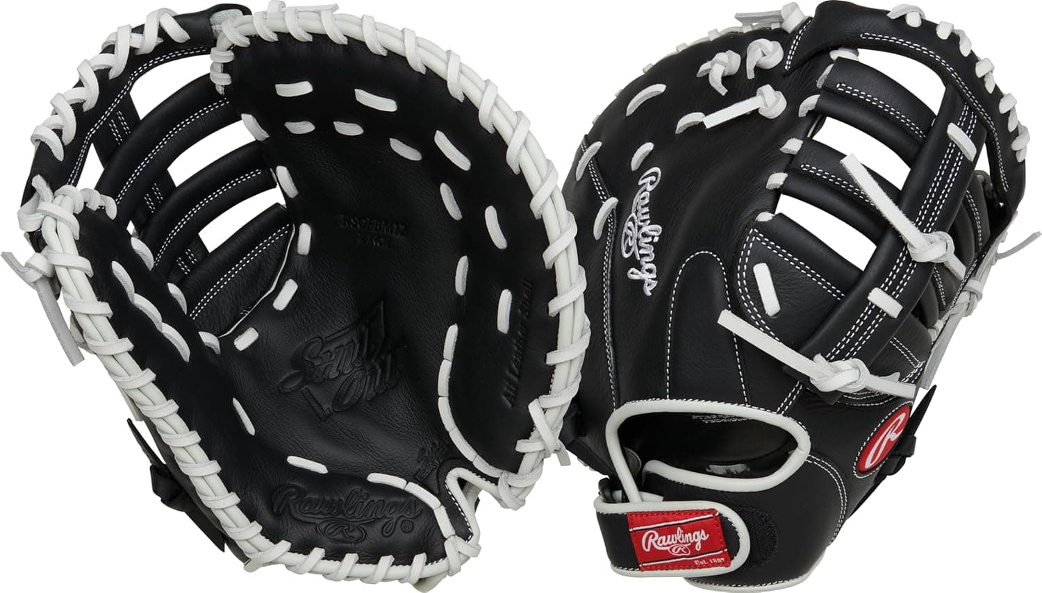 Rawlings SHUT OUT Fastpitch Softball First Base Mitt - 12" Black