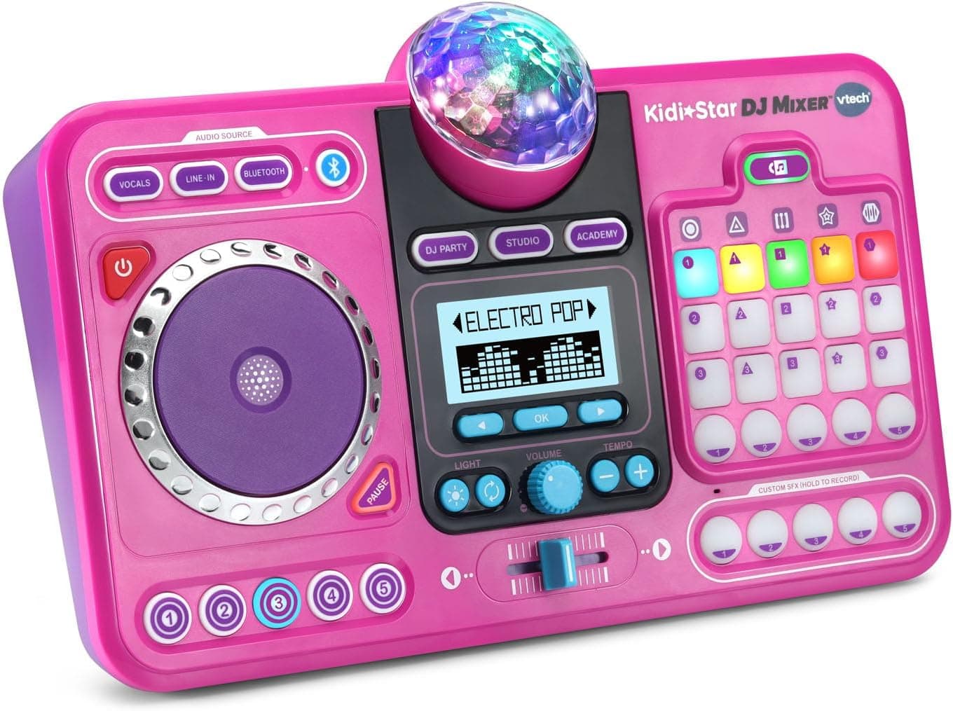 Groove to the Beat with VTech Kidi Star DJ Mixer, Pink