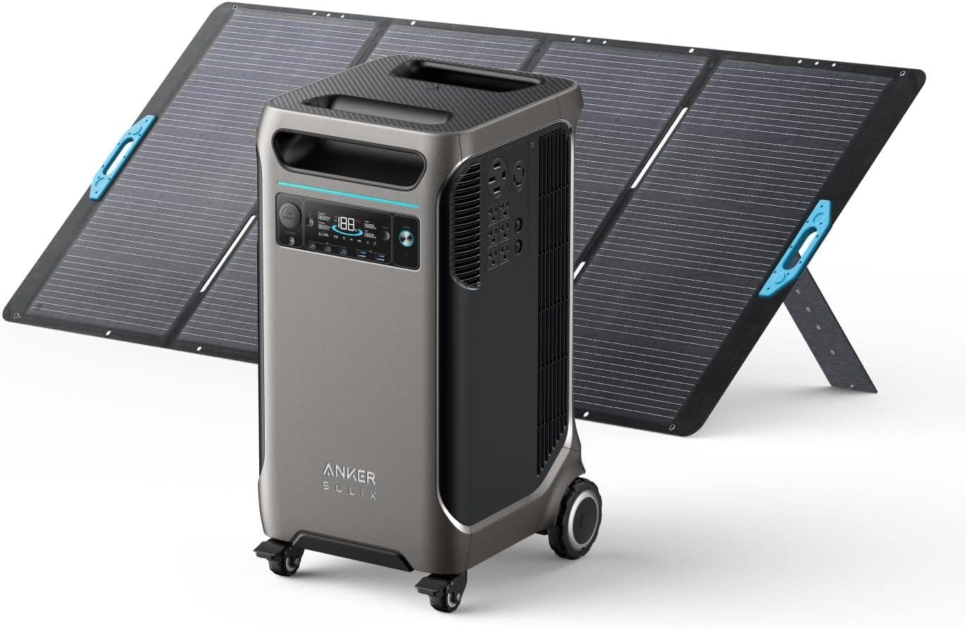 Powerful Portable Power: Anker SOLIX F3800 3840Wh Station w/ 400W Solar