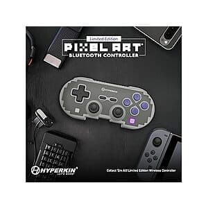 Hyperkin Retro Pixel Art Wireless Gaming Controller w/ Hall Effect Joystick $20 + Free S&H w/ Amazon Prime