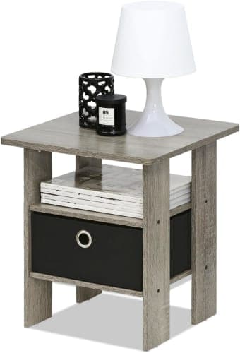 Furinno Andrey End Table w/ Drawer