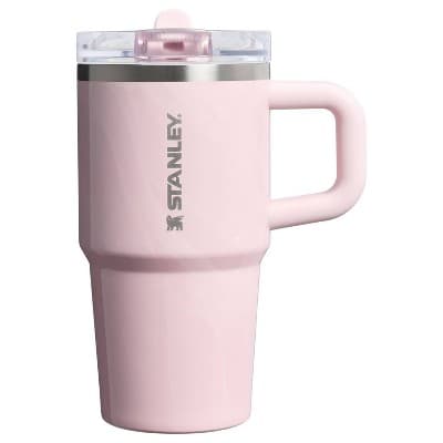 Stanley 20 oz Stainless Steel Quencher Pro Tour Tumbler Pink Amethyst Calacatta