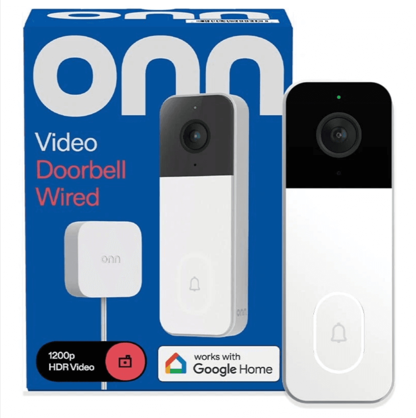 Open Box Savings: onn Wired Video Doorbell on eBay