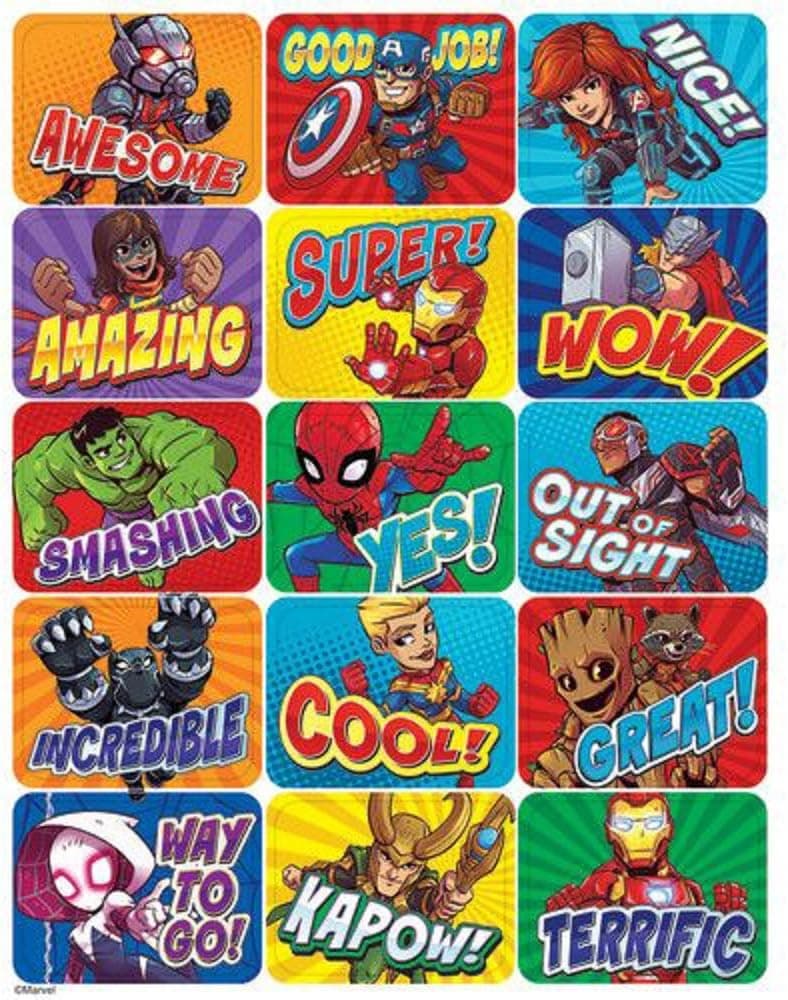 Amazon's Eureka Marvel Super Hero Adventure Stickers - 35% Off