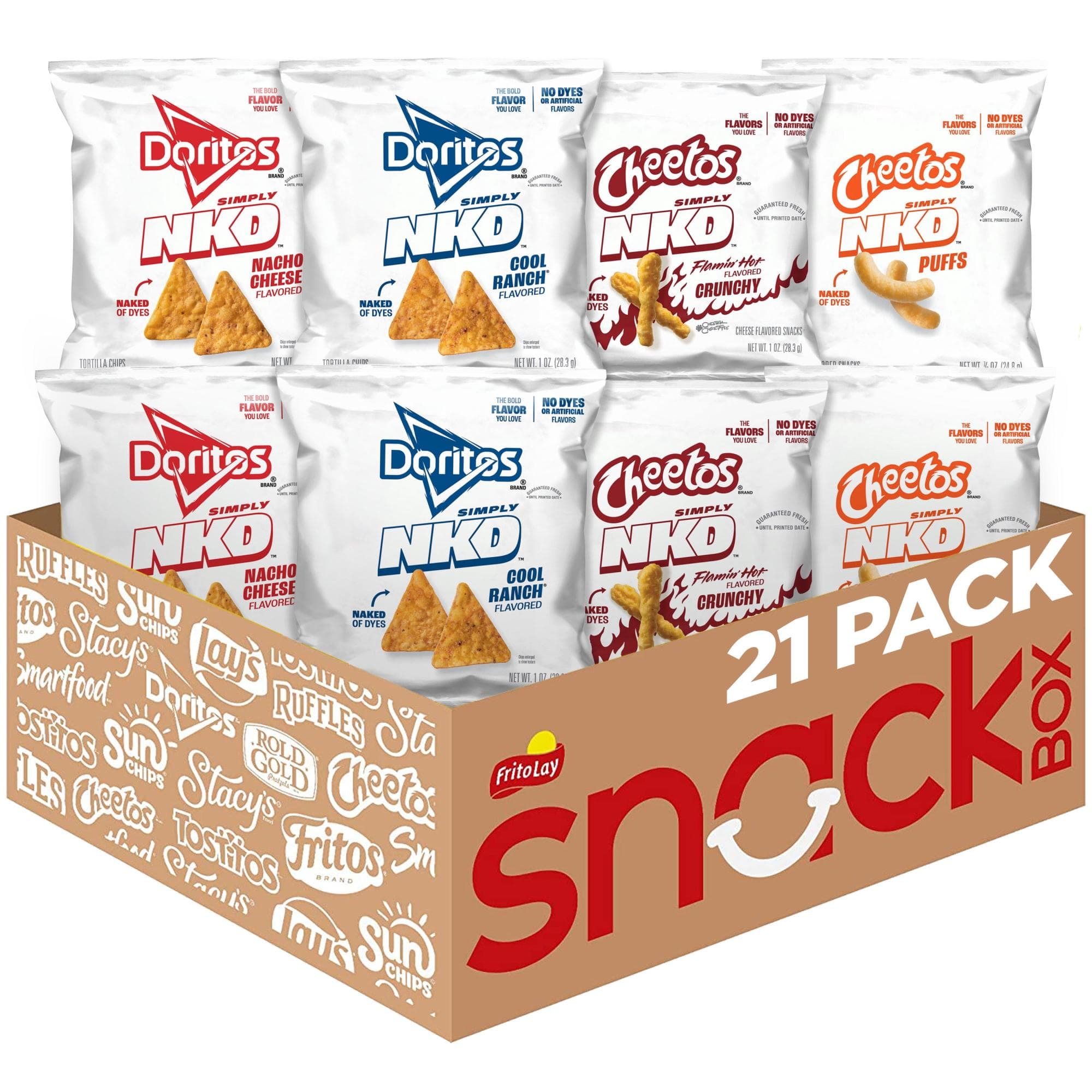 21-Pack Simply NKD Doritos & Cheetos Variety Pack Walmart