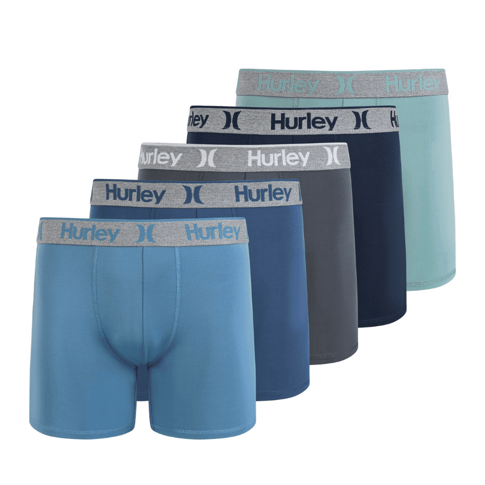 5-Pack Hurley Boxer Briefs for $17 - 47% Off