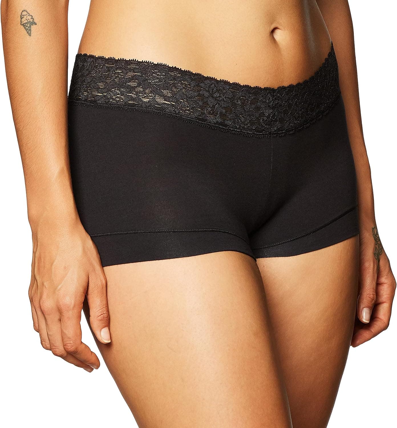 Maidenform Women's Dream Cotton Lace Boyshort Panties