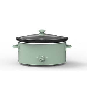 Mainstays 6-Qt Slow Cooker w/ Glass Lid - 2 Colors for $17.30
