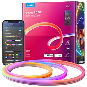 Govee RGBIC Smart LED Neon Rope Light - Vibrant Lighting for Your Home