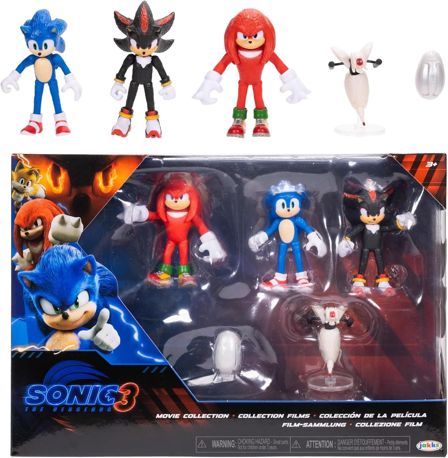 Sonic the Hedgehog 3 Movie Action Figures - Officially Licensed