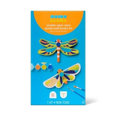 2ct Wooden Insect Hooks Summer Craft Painting Activity Kit - Mondo Llama™