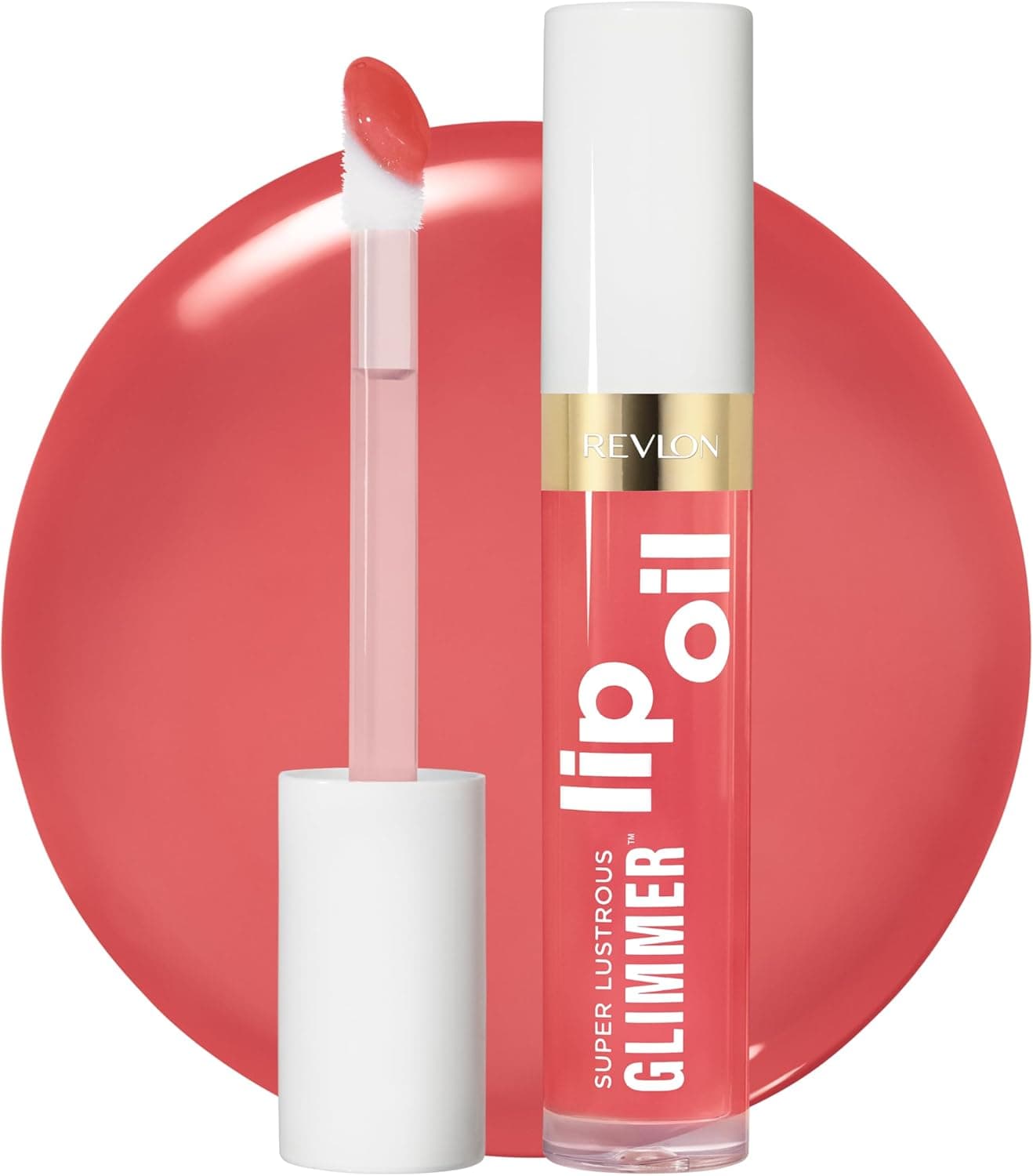 Revlon Super Lustrous Glimmer Lip Oil - Moisturizing & Tinted