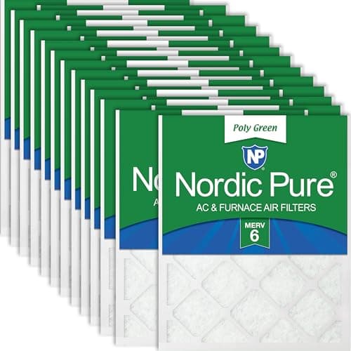 Nordic Pure MERV 6 AC Furnace Air Filters - 24-Pack