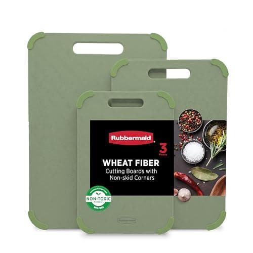 Rubbermaid Reversible Wheat Fiber Cutting Board Set - Save 43%