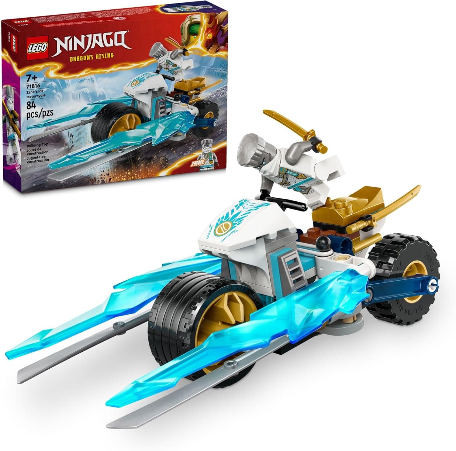 Unleash the Ninja Power with LEGO NINJAGO Zane's Ice Motorcycle
