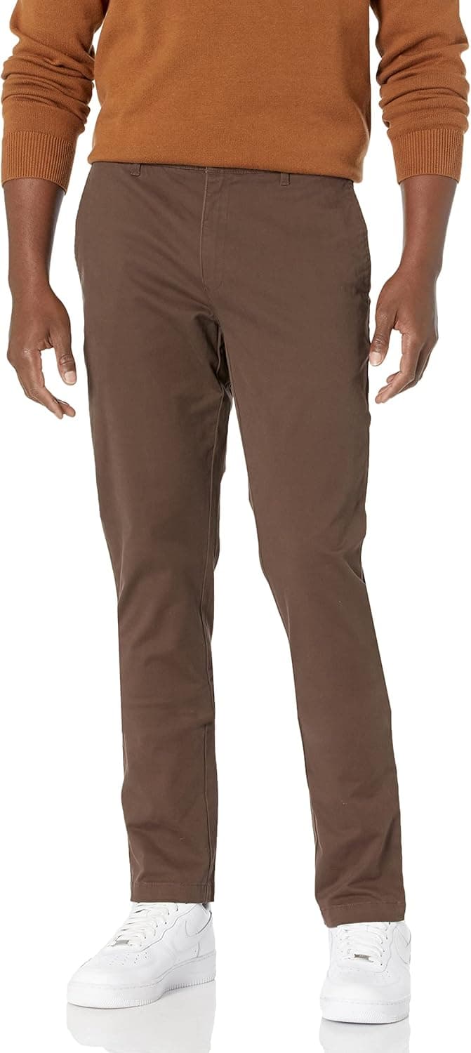 Save Over 55% on Comfy Amazon Essentials Chino Pants