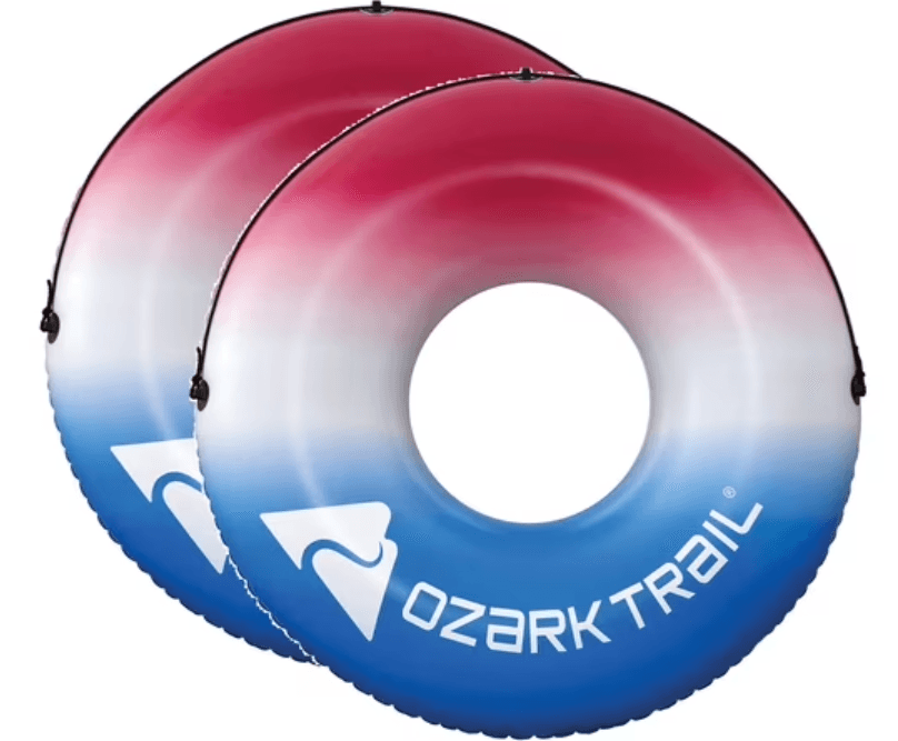 2-Pack Ozark Trail 39" Patriotic River Tubes Walmart