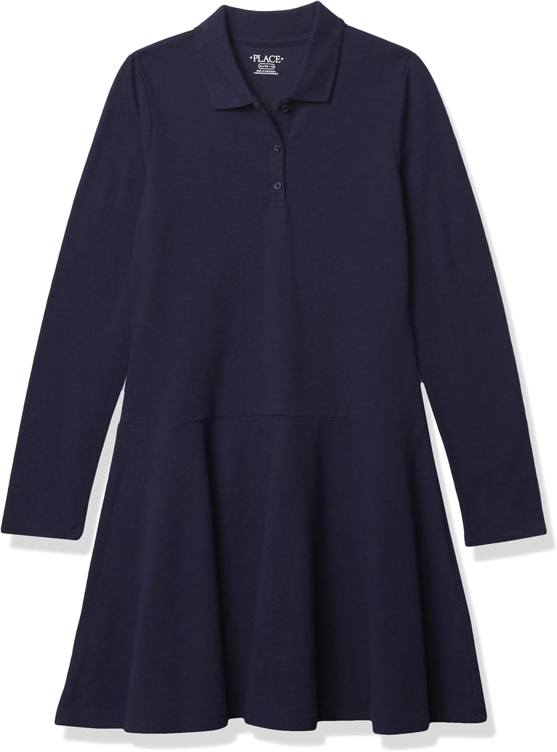 Save 60% on Girls' Long Sleeve Polo Dress