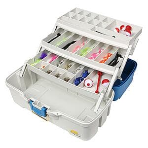 Plano Ready-Set-Fish 3-Tray Tackle Box w/ Tackle $11.55