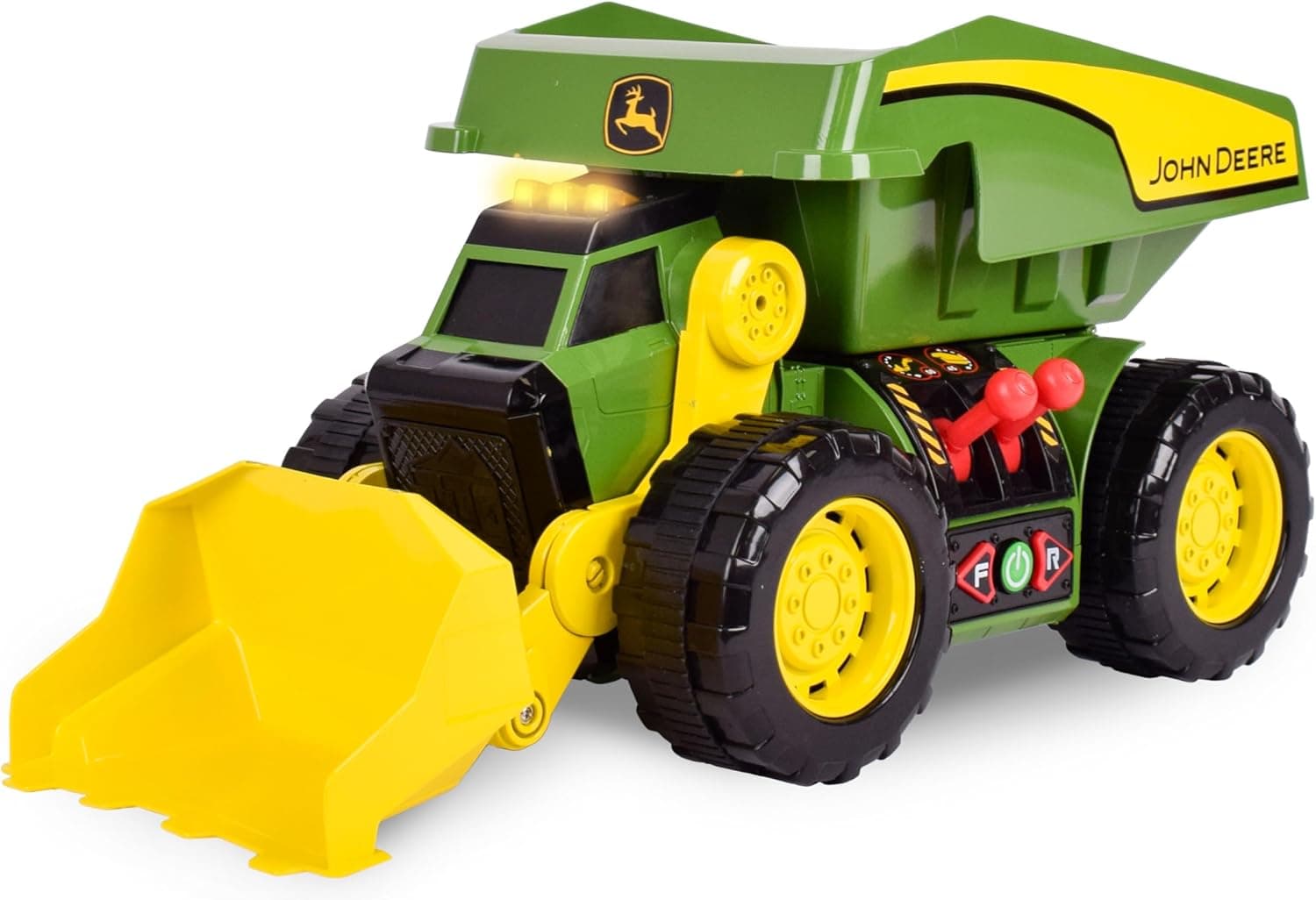 Powerful 2-in-1 Toy Dump Truck & Front Loader