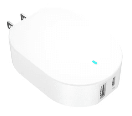Powerful Dual USB Charging: onn 32W Wall Charger